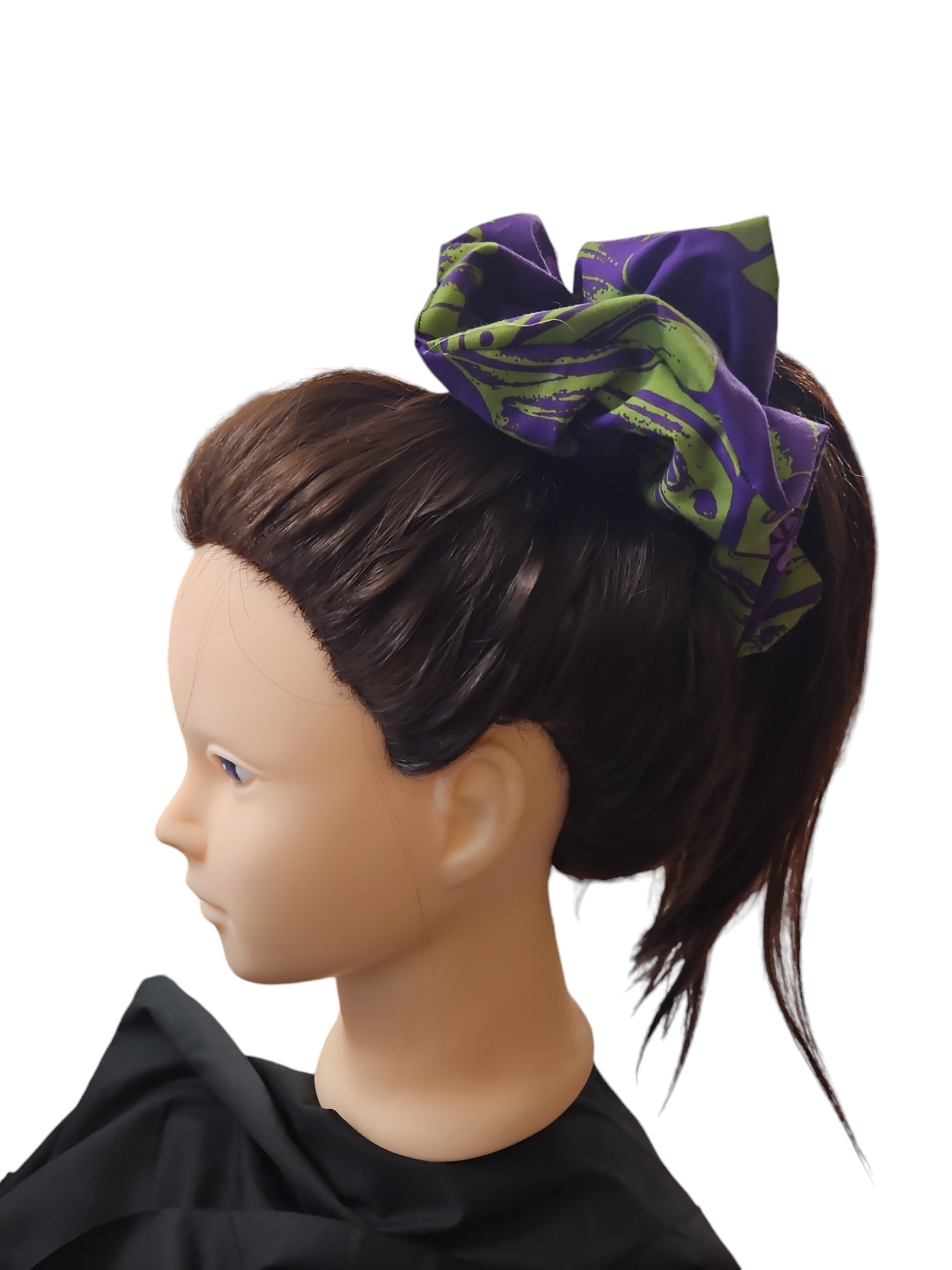 Green & Purple Hawaiian Print-L